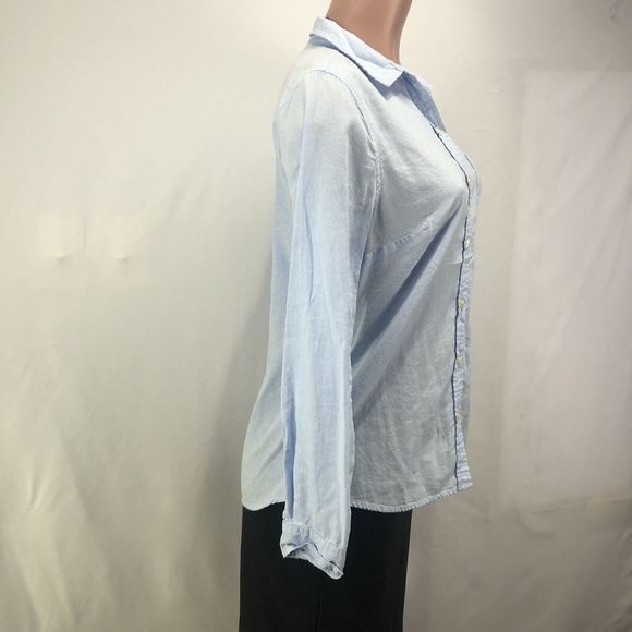 Old Navy Button Up Womens M Blue - Picture 13 of 16